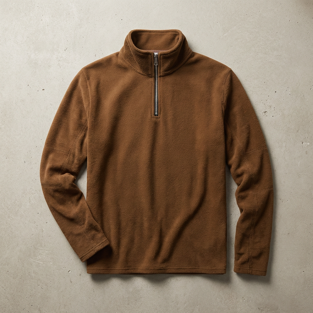 Malaga | Fleece Lined Quarter-Zip Hoodie with Superior Warmth | Relaxed Fit for Everyday Comfort