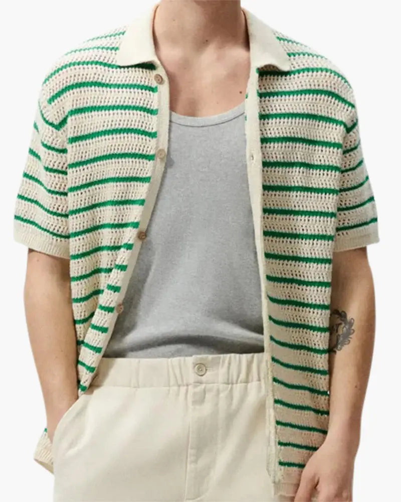 Women's Marbella - Knitted Button Shirt 2