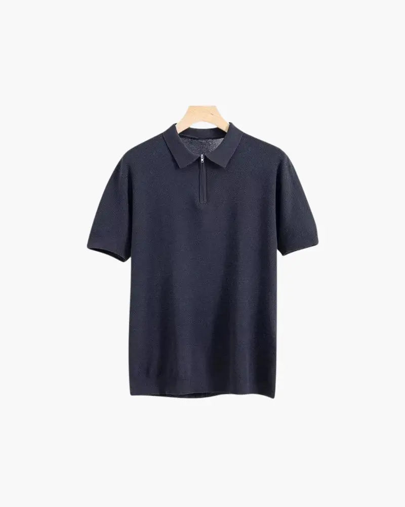 Women's Marbella Zip Up Polo | Material: Cotton & Polyester 4