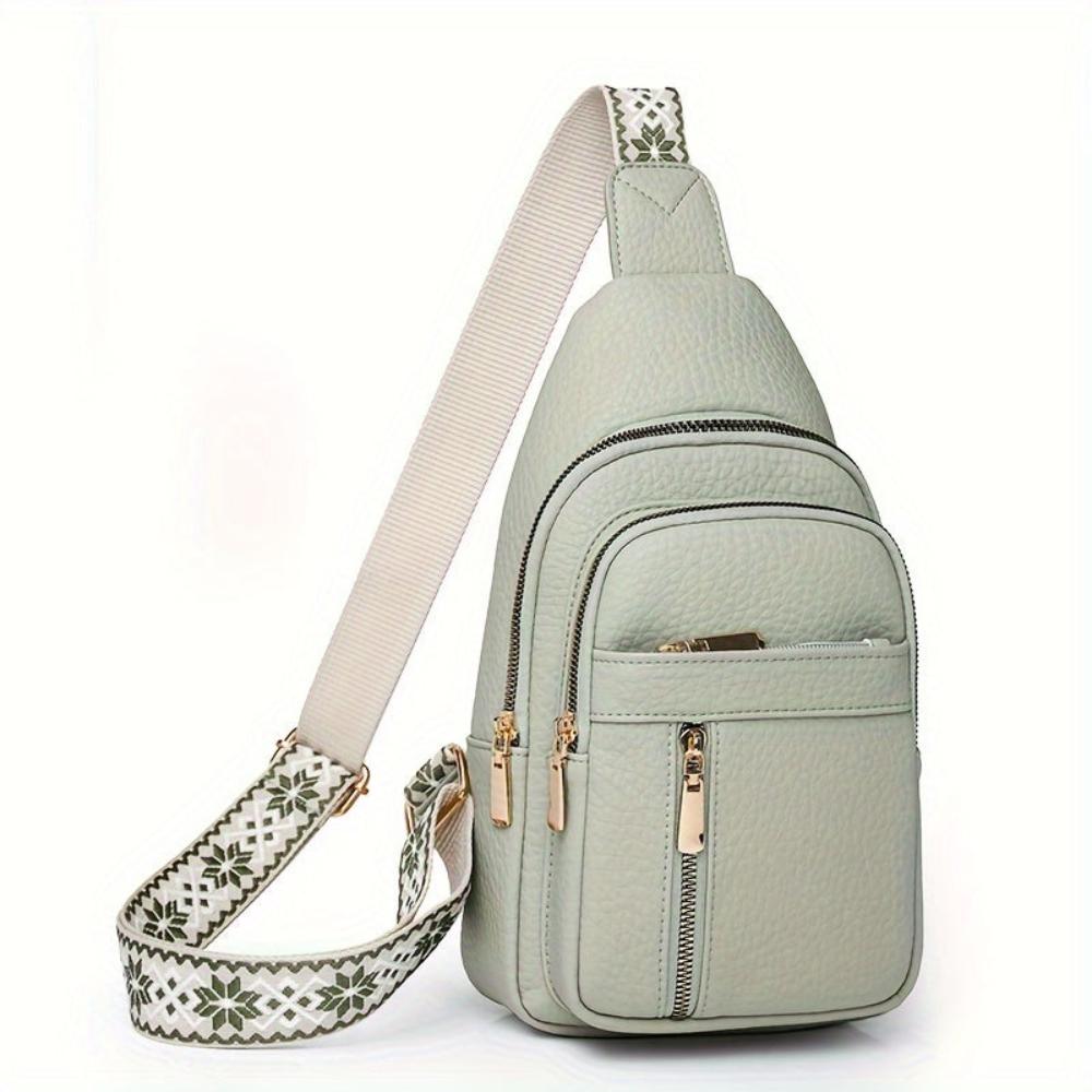 Margaret Collection | Black Crossbody Bag for Women with Adjustable Strap | Stylish Vegan Leather for Everyday Use
