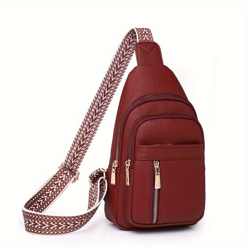 Margaret Collection | Black Crossbody Bag for Women with Adjustable Strap | Stylish Vegan Leather for Everyday Use