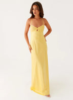 Women's Maxi Dress with Sweetheart Neckline & Keyhole Detail | Luxurious Lace for Effortless Elegance - Women's | Sweeth 3