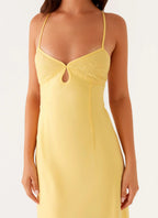 Women's Maxi Dress with Sweetheart Neckline & Keyhole Detail | Luxurious Lace for Effortless Elegance - Women's | Sweeth 5