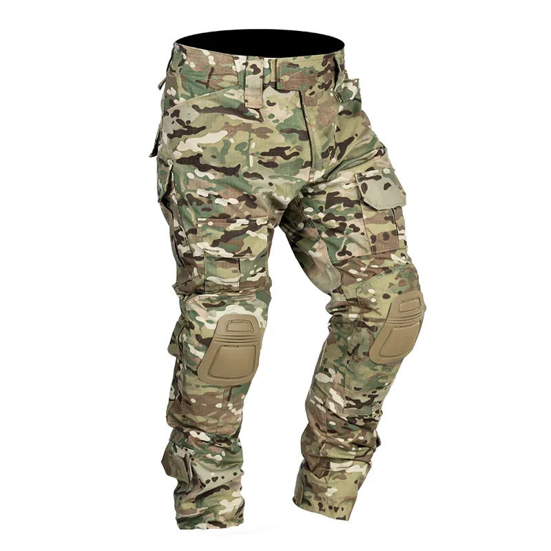 Tactical Cargo Pants — Removable Knee Pads, Multi-Pocket