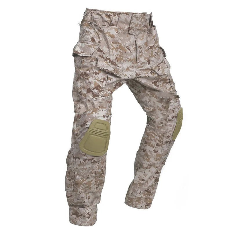 Tactical Cargo Pants — Removable Knee Pads, Multi-Pocket