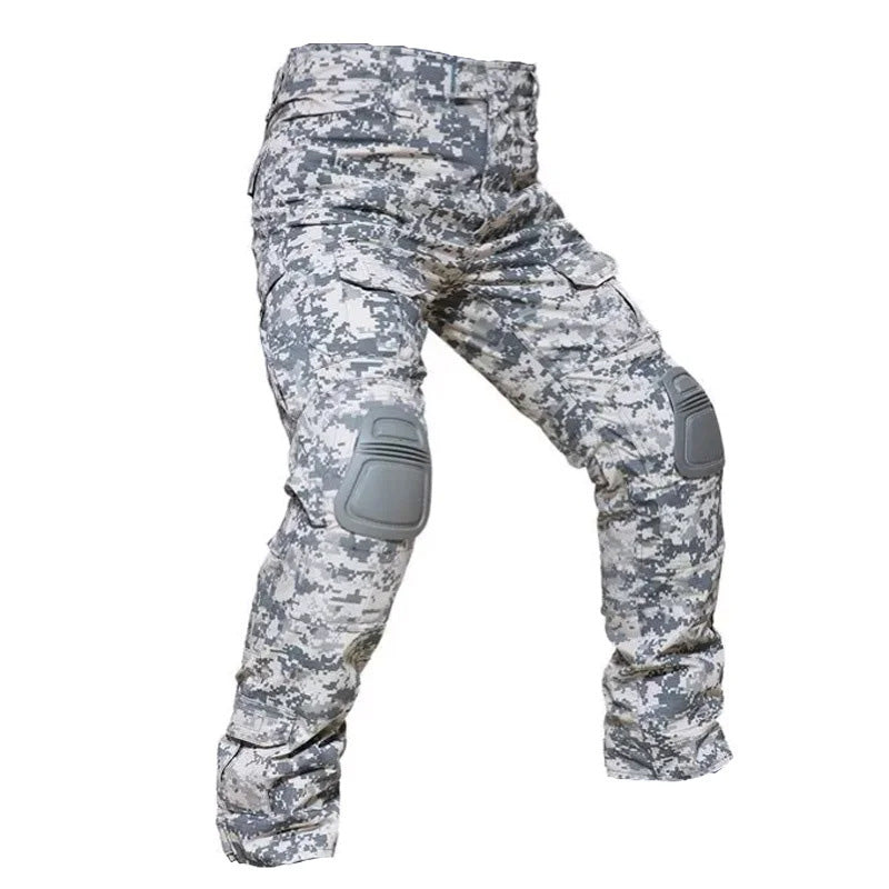 Tactical Cargo Pants — Removable Knee Pads, Multi-Pocket