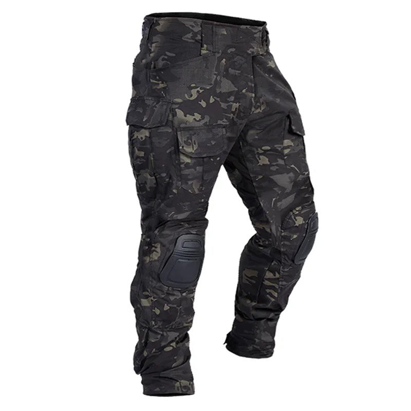 Tactical Cargo Pants — Removable Knee Pads, Multi-Pocket