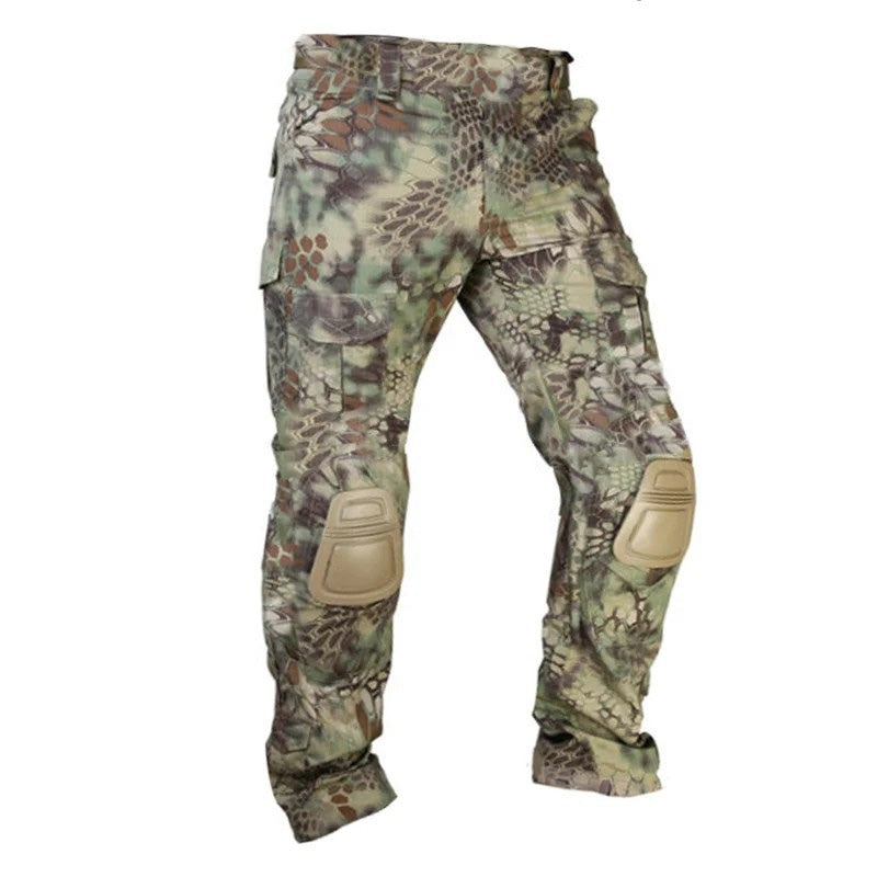 Tactical Cargo Pants — Removable Knee Pads, Multi-Pocket