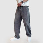 Women's Men’s Casual Wide-Leg Drawstring Pants | Length: Full length 0