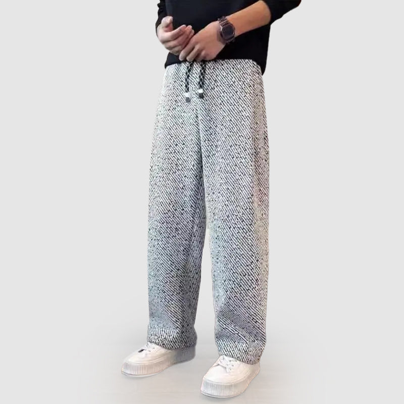 Women's Men’s Casual Wide-Leg Drawstring Pants | Length: Full length 1