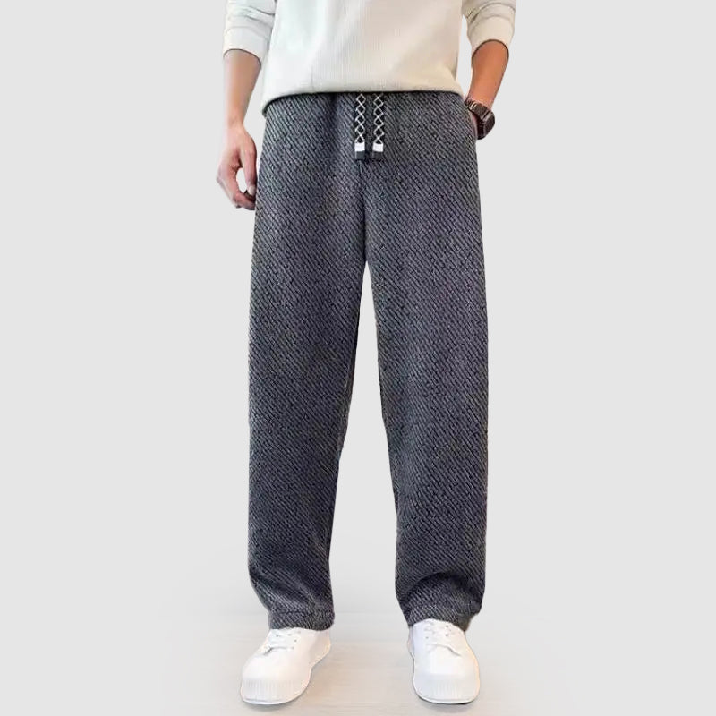 Women's Men’s Casual Wide-Leg Drawstring Pants | Length: Full length 3
