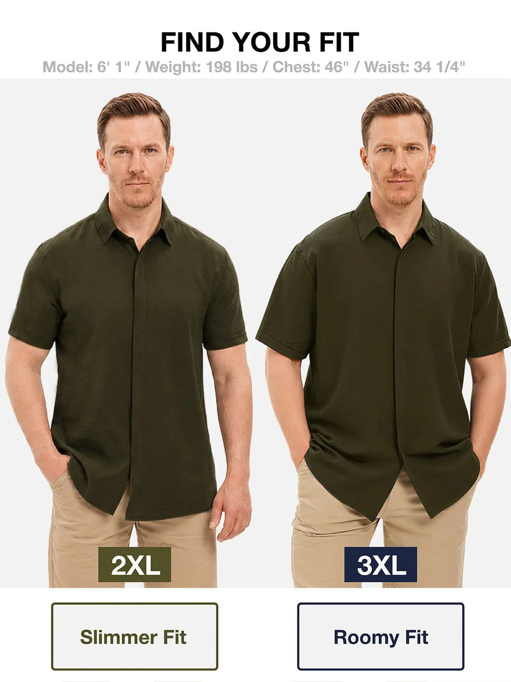 Men's FlexComfort™ Classic Short Sleeve Shirt