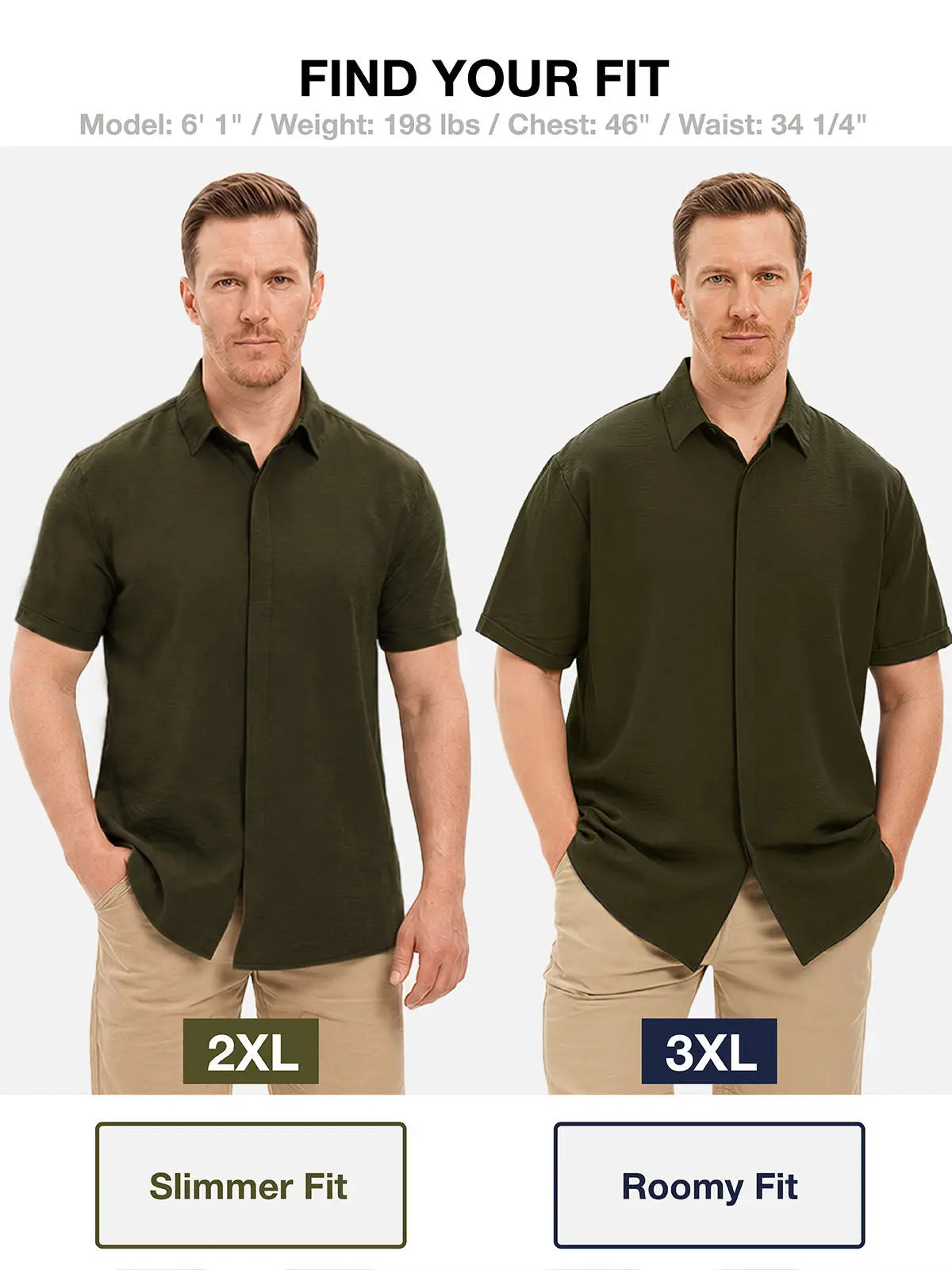 Men's FlexComfort™ Classic Short Sleeve Shirt