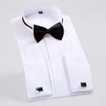 Women's Men’s Formal Tuxedo Shirt with Bow Tie and Cufflinks | Style: Tuxedo-style dress shirt 0