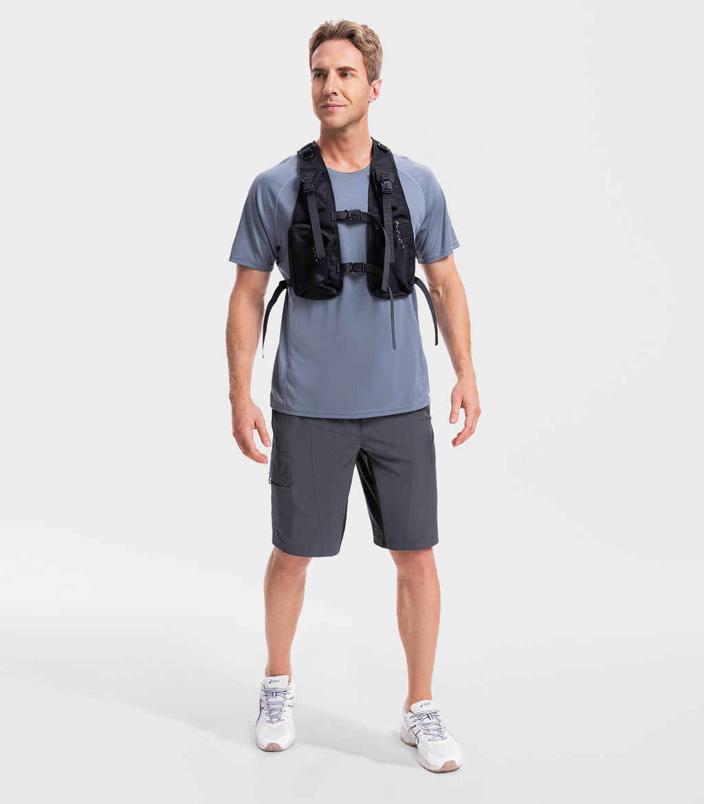 Men's Hiking Shorts Lightweight Water Resistant - TrailPioneer M020