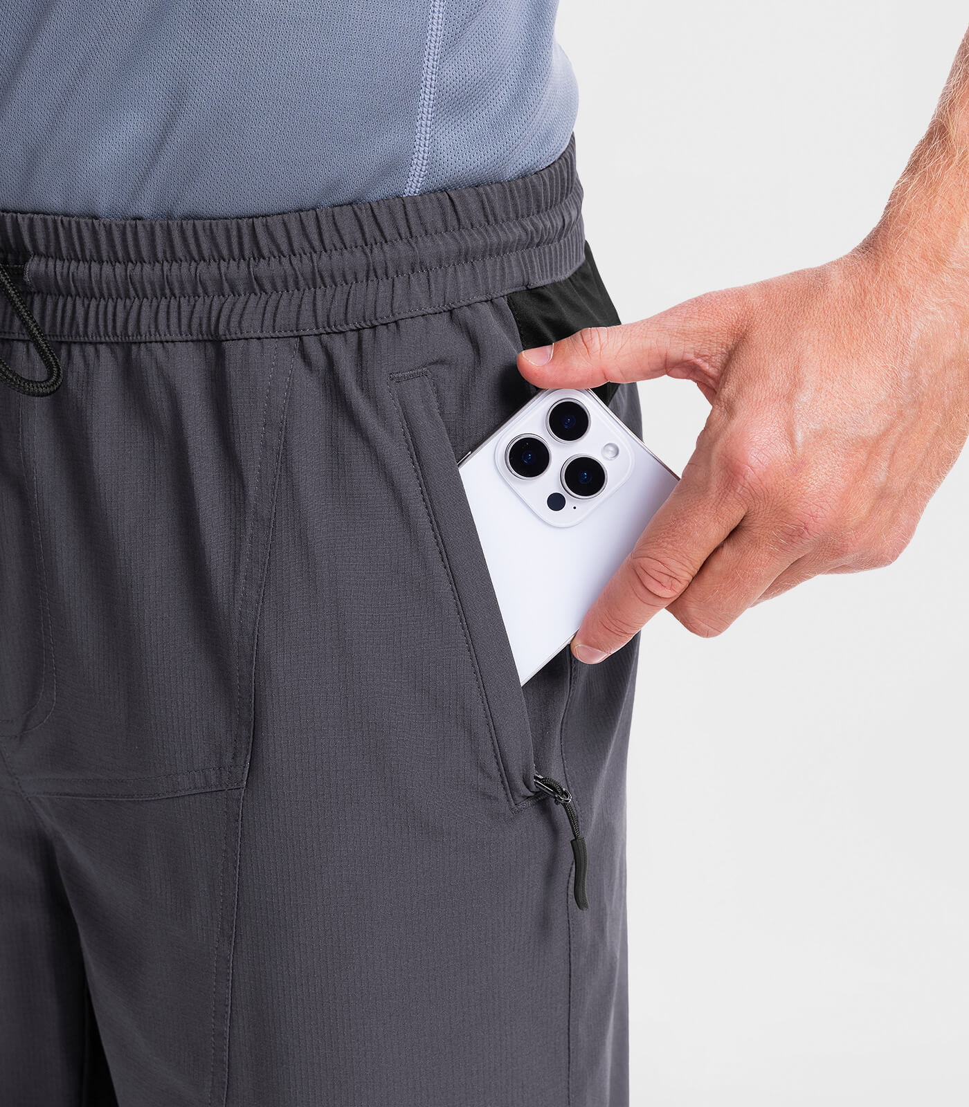 Men's Hiking Shorts Lightweight Water Resistant - TrailPioneer M020