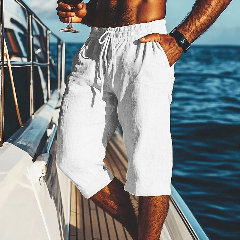 Men's Linen Shorts