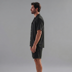 Men's Outfit | Short Sleeve Linen Summer Set with Breathable Fabric | Stylish Comfort for Warm Weather