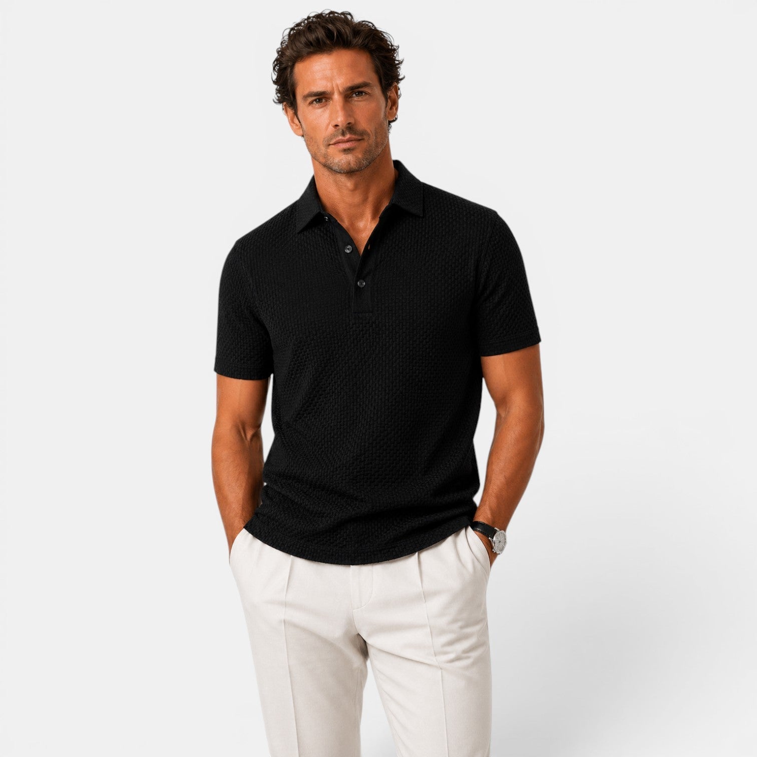 Men's Polo Shirt | Breathable Slim Fit with Lightweight Comfort | Versatile Style for Everyday Wear