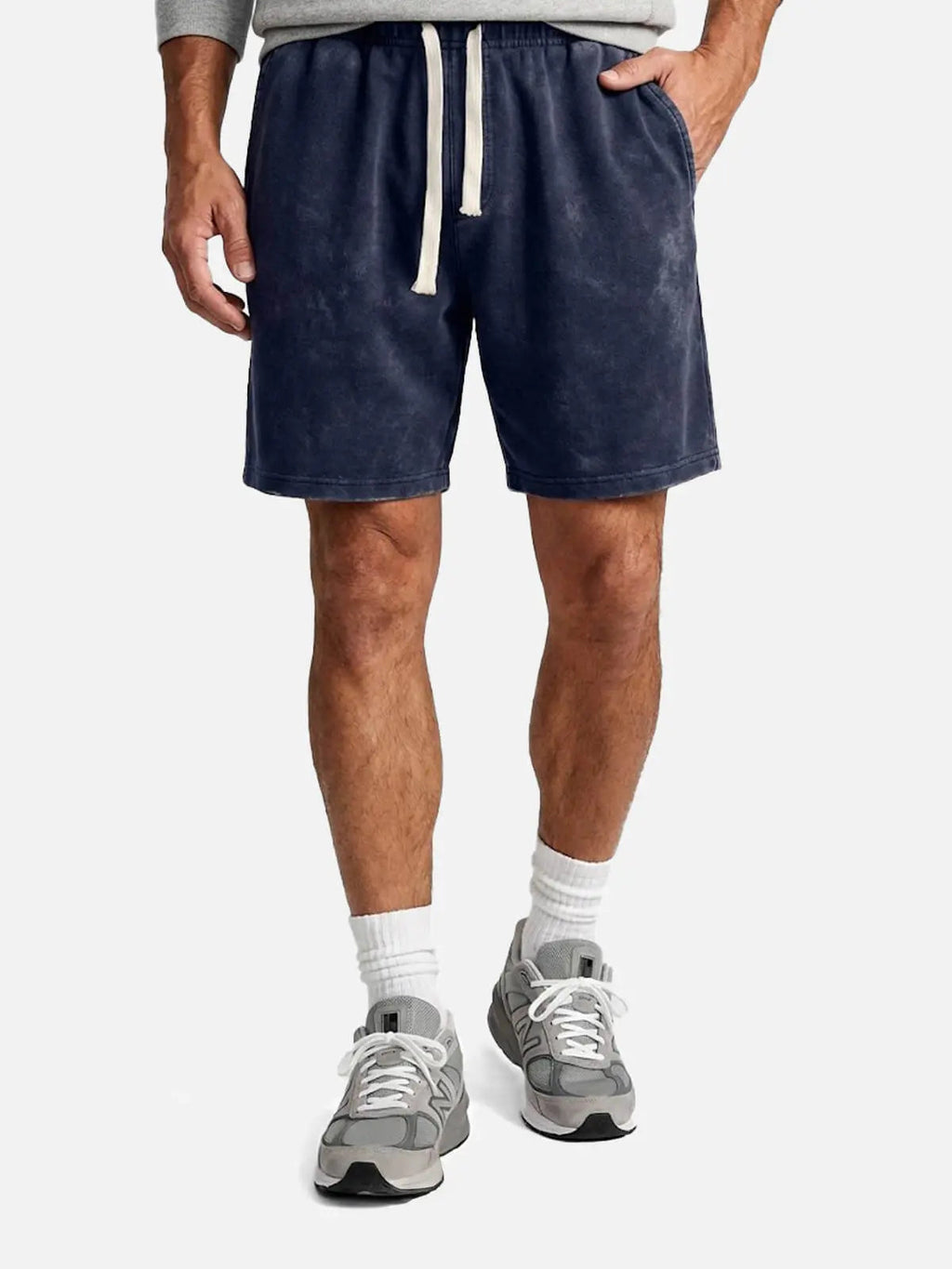 Men's Washed Cotton Drawstring Shorts