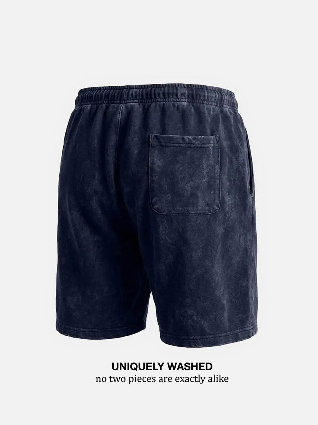 Men's Washed Cotton Drawstring Shorts