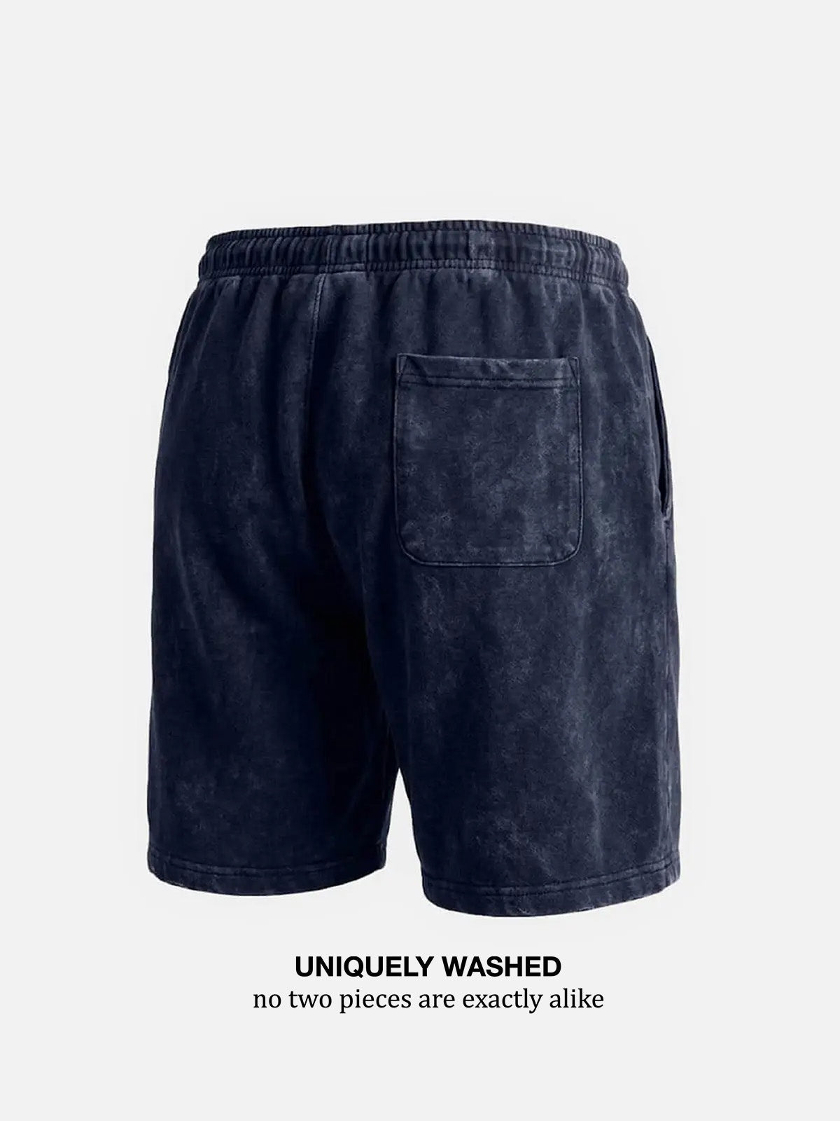Men's Washed Cotton Drawstring Shorts