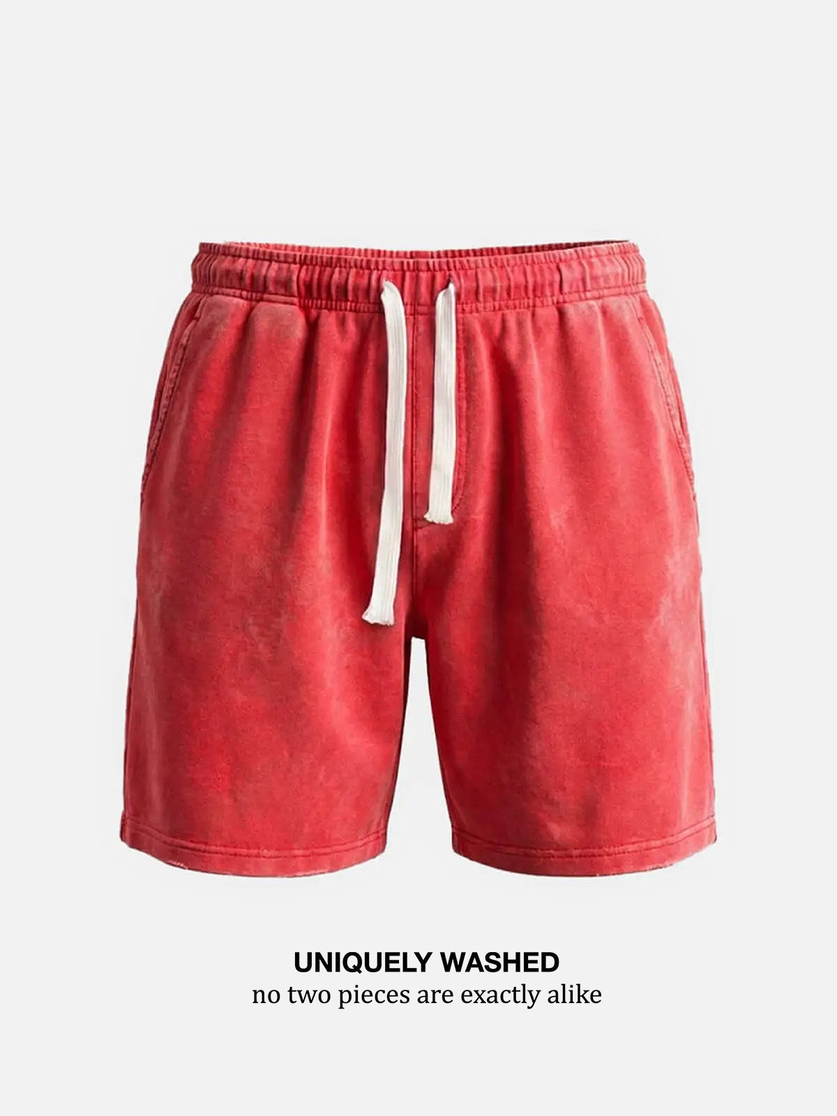 Men's Washed Cotton Drawstring Shorts