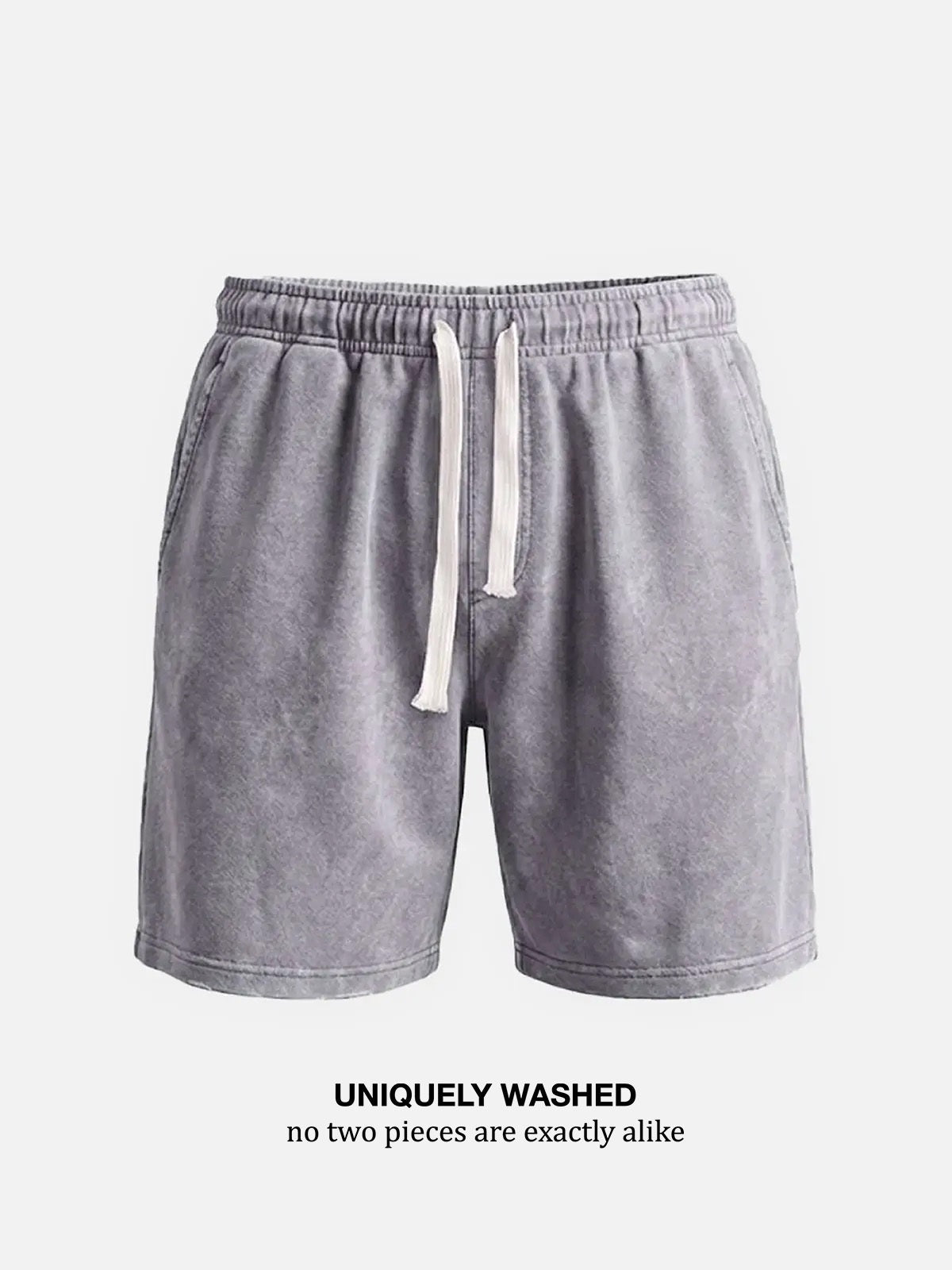 Men's Washed Cotton Drawstring Shorts