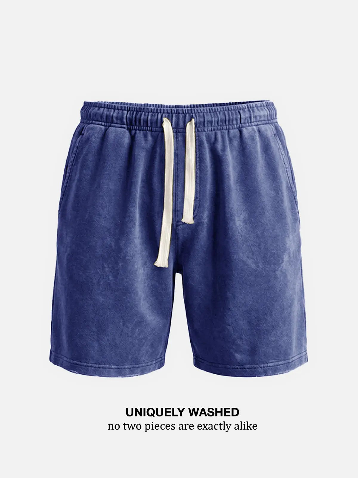 Men's Washed Cotton Drawstring Shorts