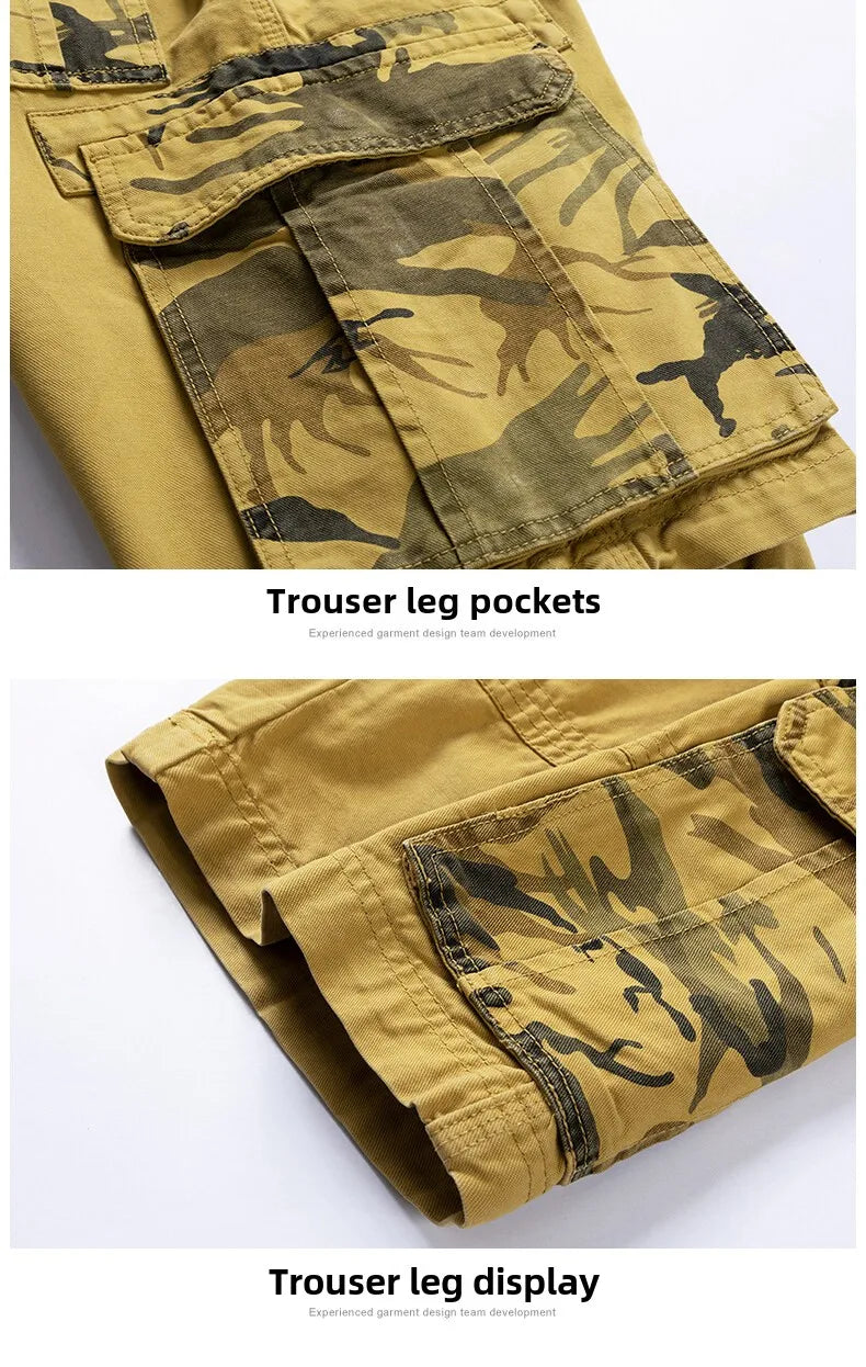 Men’s Workwear Cargo Shorts – Summer 2025 Outdoor Utility Pants | Durable, Breathable, Multi-Pocket