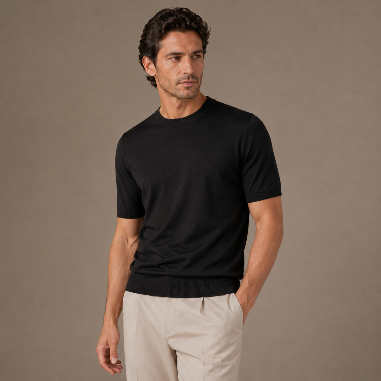 Lightweight Merino Wool T-Shirt with Natural Breathability