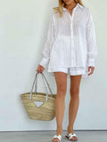 Mila Collection | Women's Dress with Balloon Sleeves & Elastic Waistband | Effortless Summer Style for Comfortable Days