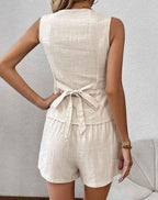 Mira | Women's Loungewear Two Piece Set with Sleeveless Top & Casual Shorts for Effortless Summer Style