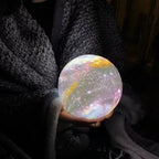 3D moon lamp display