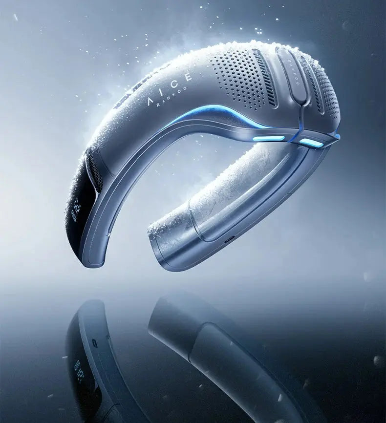 Wearable Neck Fan — Bladeless Personal Cooler
