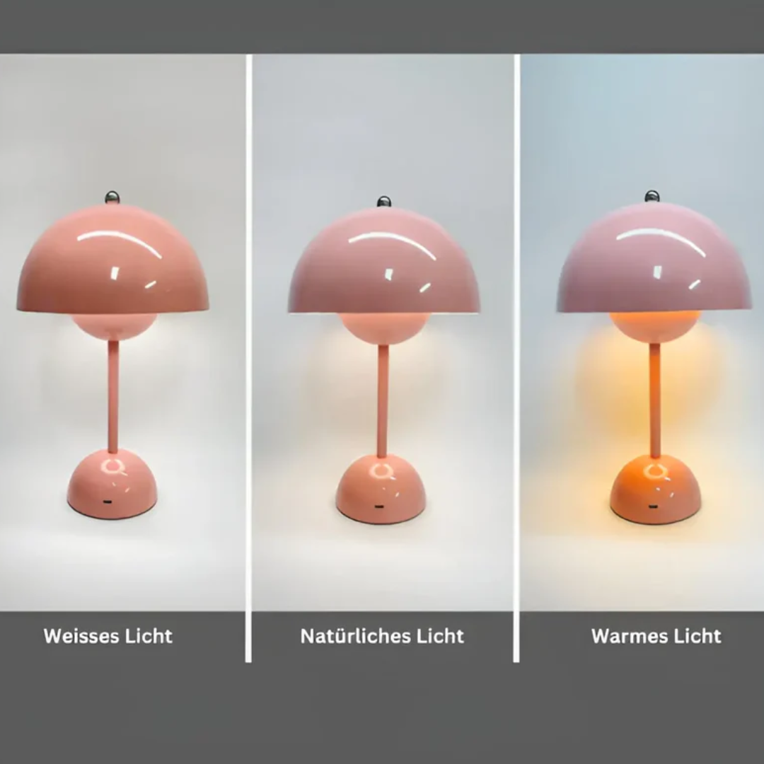 Scandinavian Cordless Table Lamp — Dimmable