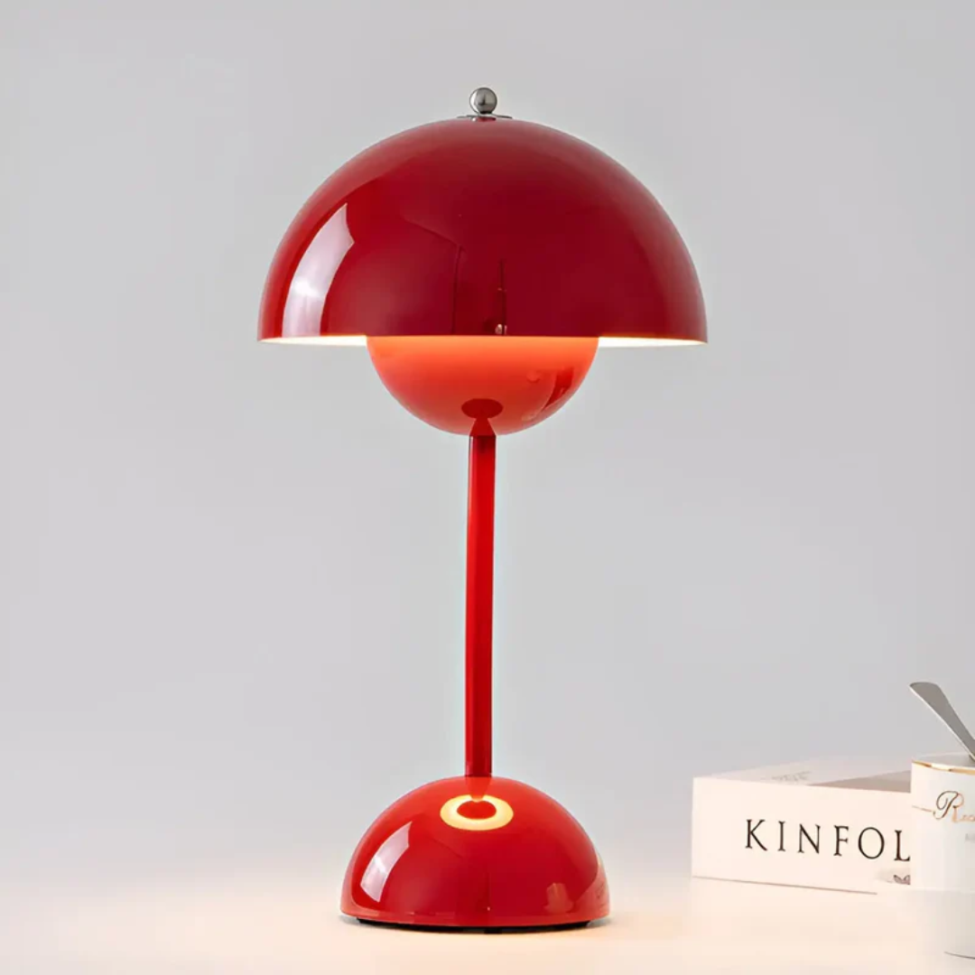 Scandinavian Cordless Table Lamp — Dimmable