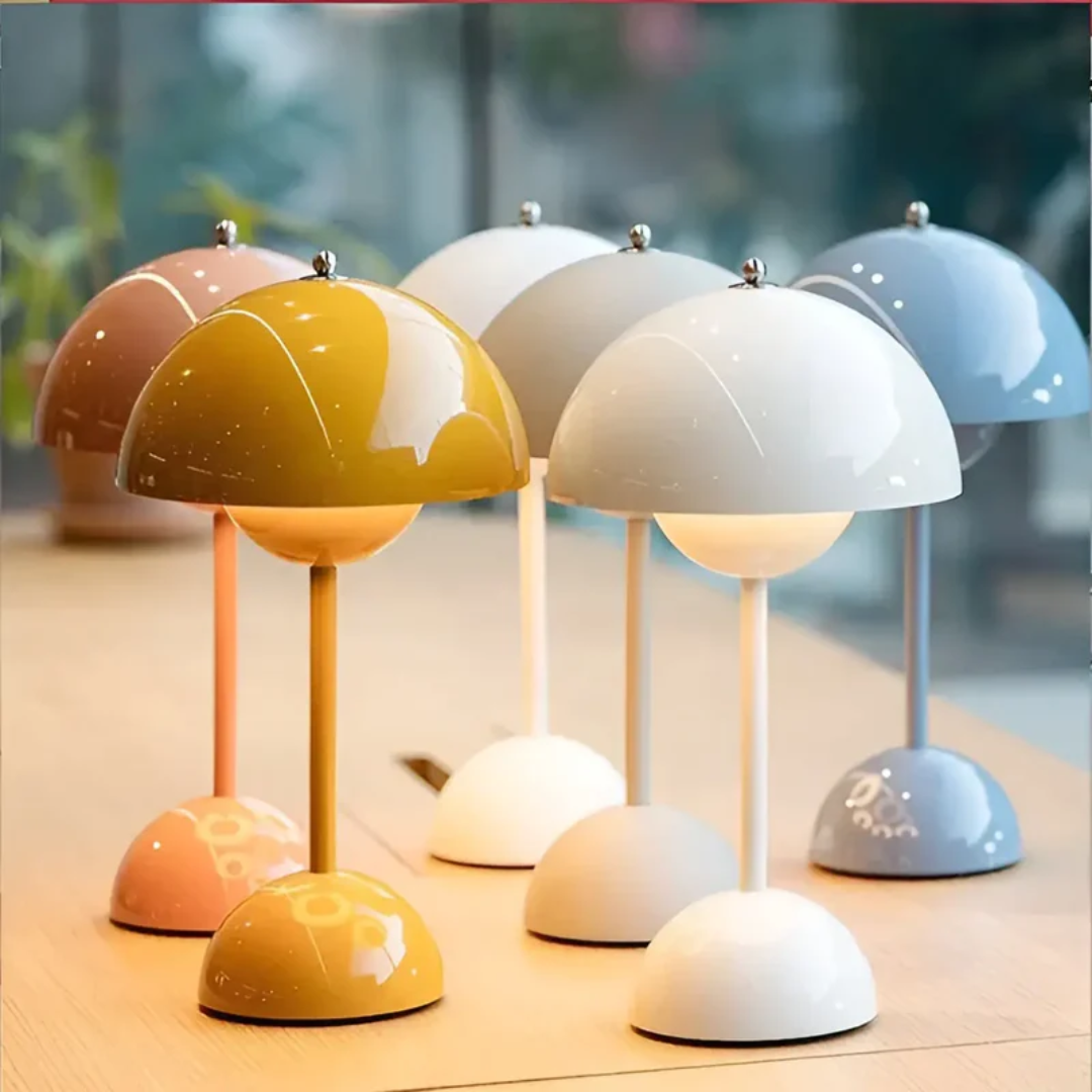 Scandinavian Cordless Table Lamp — Dimmable