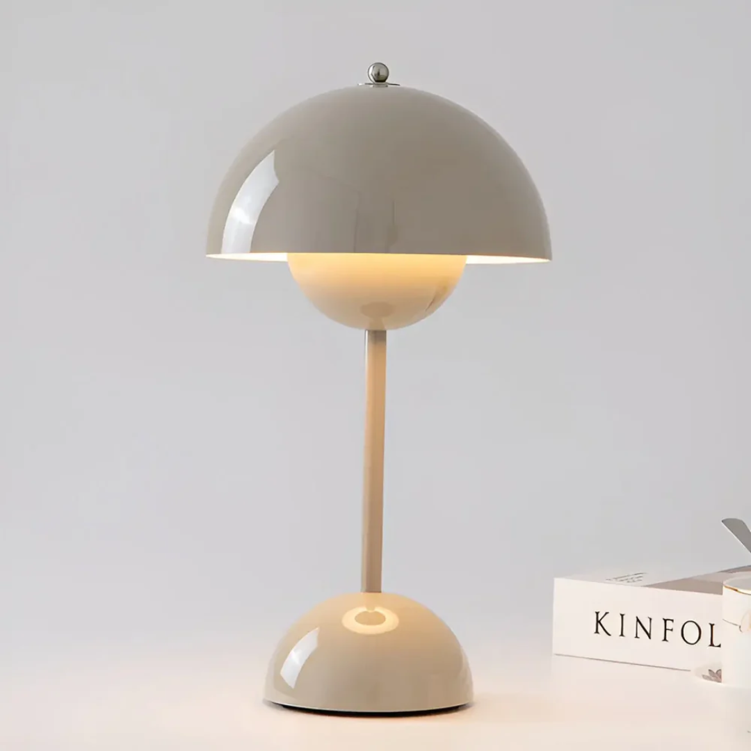 Scandinavian Cordless Table Lamp — Dimmable