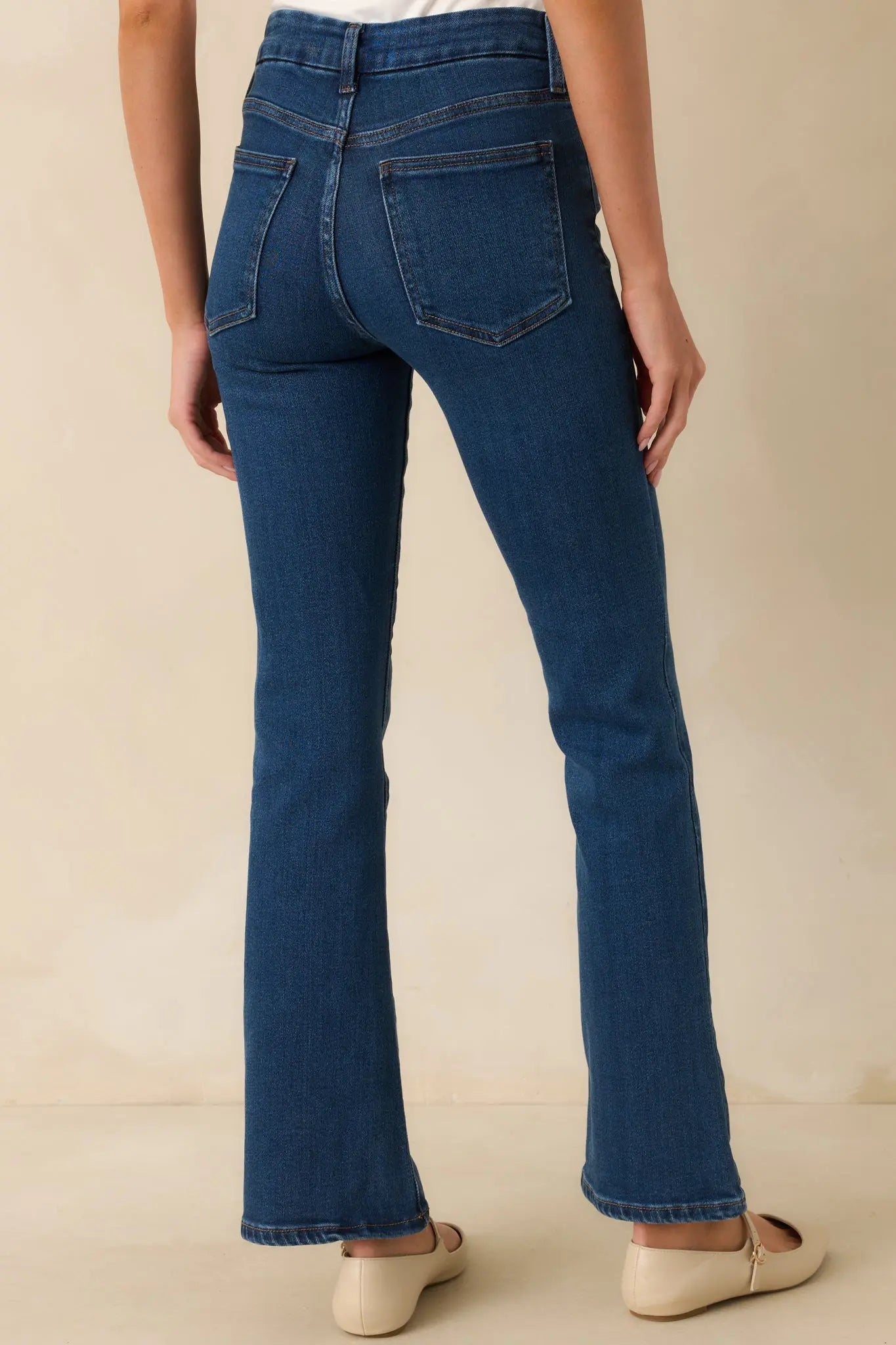 Women's Nothing To Explain Dark Wash Cotton Denim Straight Leg Jeans | 93% Cotton 5