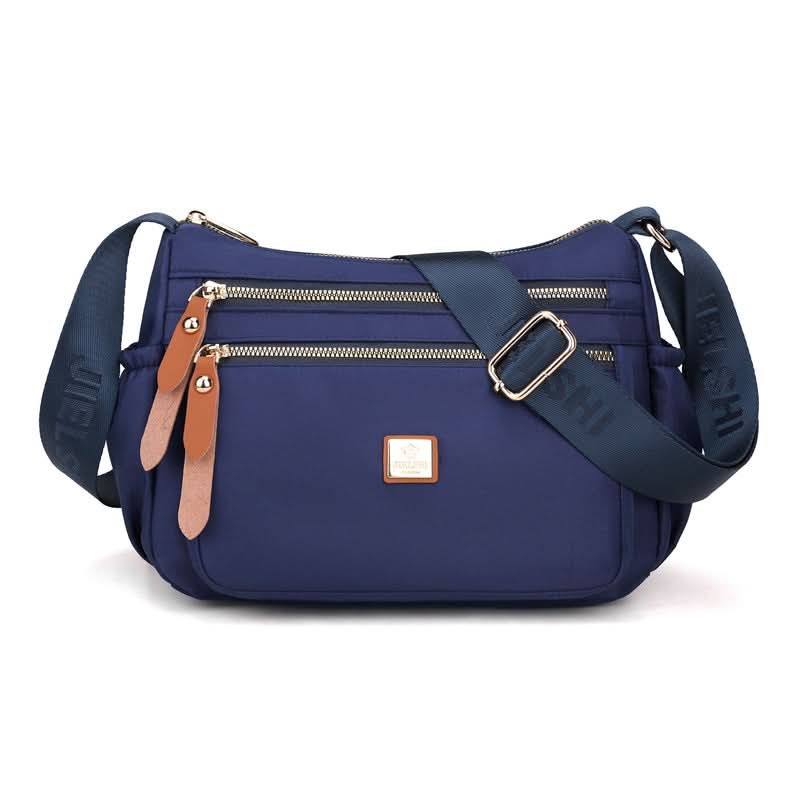 Nylon Shoulder Bag | Compact Design with Multiple Pockets for Women’s Travel