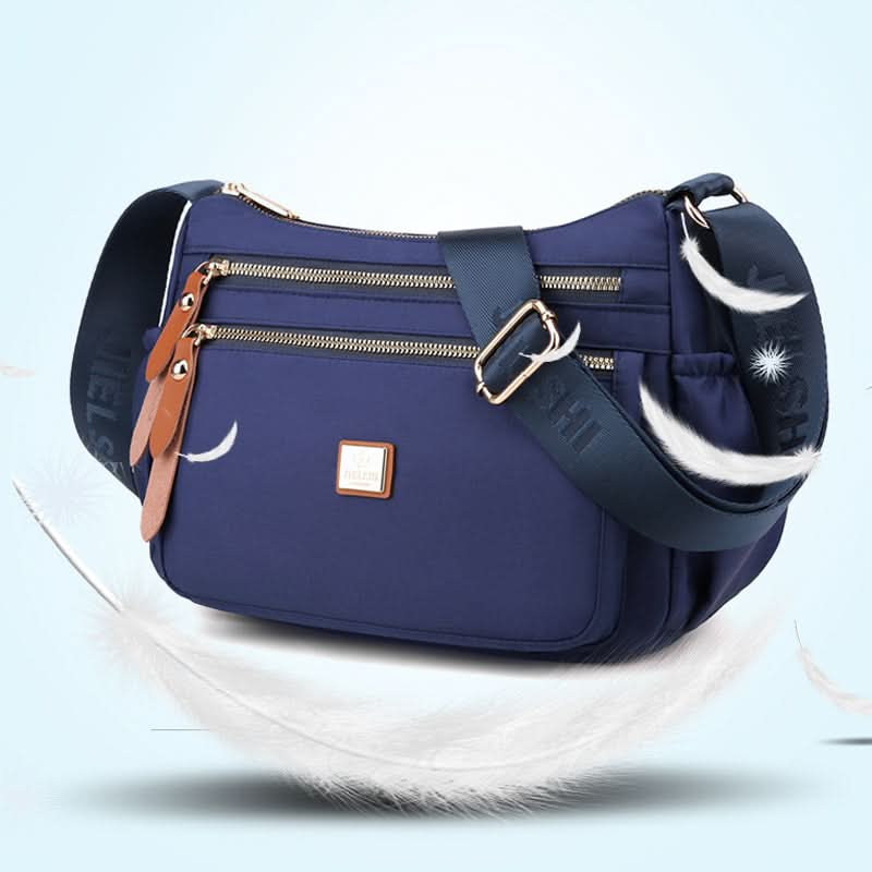 Nylon Shoulder Bag | Compact Design with Multiple Pockets for Women’s Travel