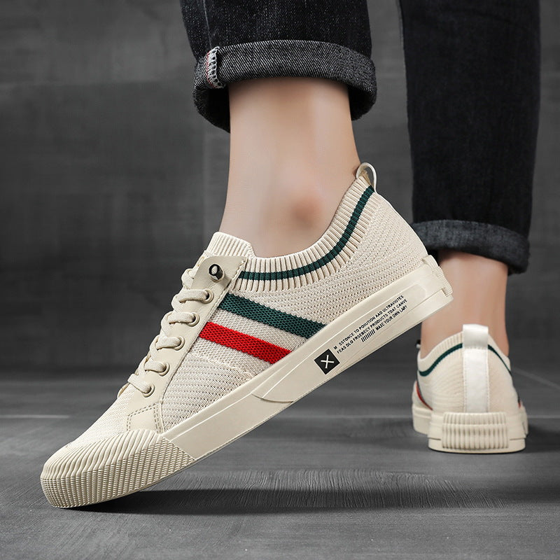 Mesh low-top sneaker side view