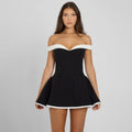 Women's Sexy Tube Top Bodycon Dress – Slim Fit Hip-Hugging Mini...