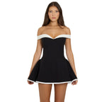 Women's Sexy Tube Top Bodycon Dress – Slim Fit Hip-Hugging Mini...