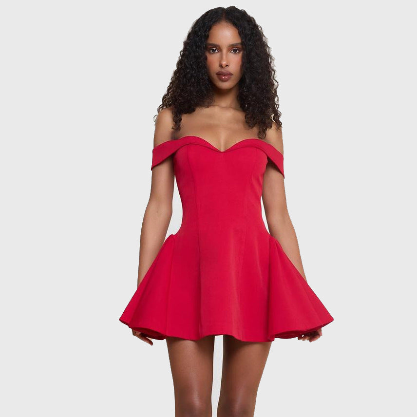 Women's Sexy Tube Top Bodycon Dress – Slim Fit Hip-Hugging Mini...