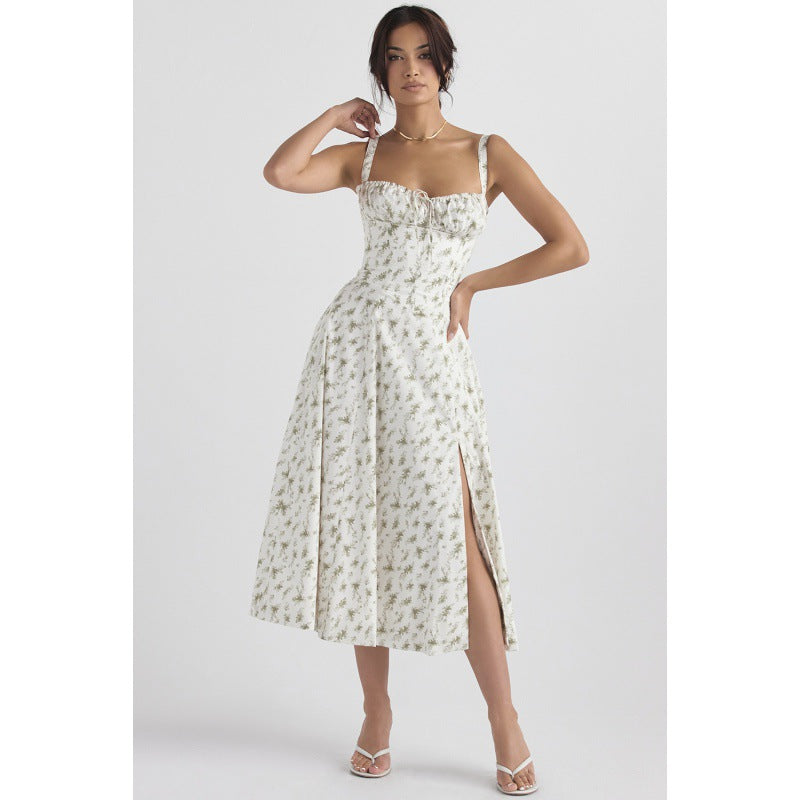 Women's Elegant Slip Dress – Summer Solid Color Spaghetti Strap...