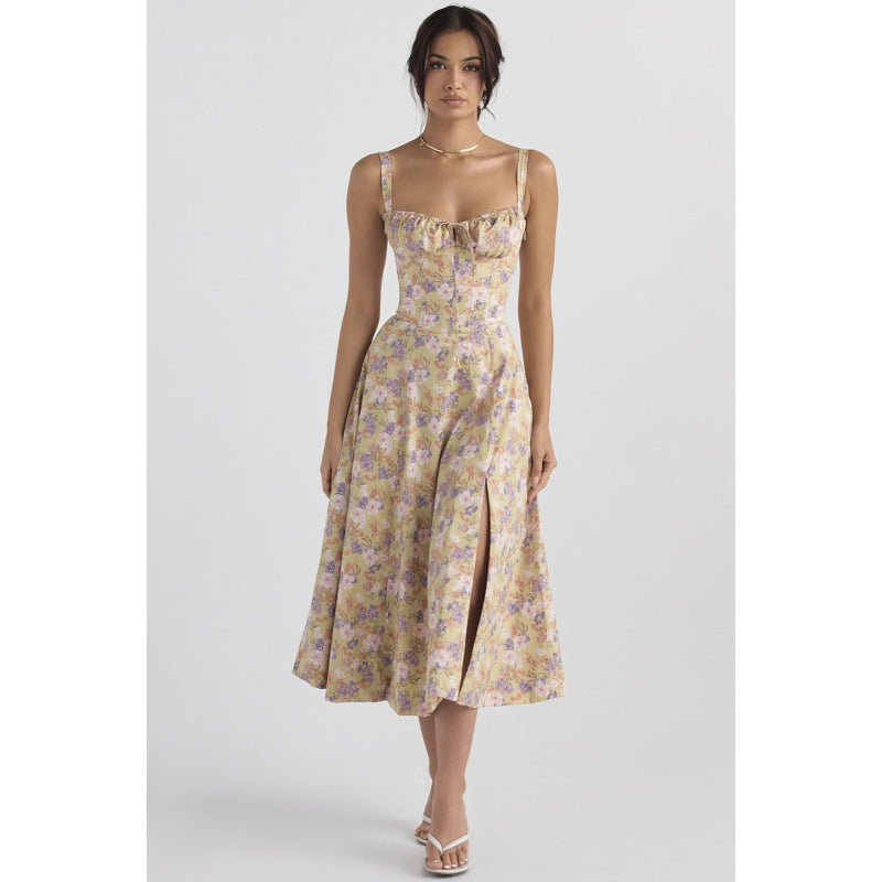 Women's Elegant Slip Dress – Summer Solid Color Spaghetti Strap...
