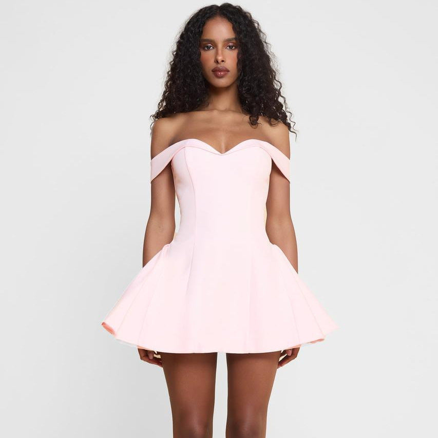 Women's Sexy Tube Top Bodycon Dress – Slim Fit Hip-Hugging Mini...