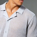 Women's Offshore Club Knitted Shirt | Soft and breathable crochet knit 1